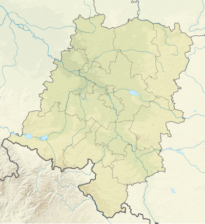 Opole Voivodeship Relief location map.svg