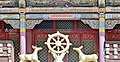 * Nomination Wheel of Law and Crouching Deers in Gandantegchinlen Monastery, Ulan Bator, Mongolia.--Pierre André Leclercq 10:00, 24 January 2023 (UTC)` * Withdrawn  Oppose Sorry, Pierre, detail is rather low and I don't think that the bottom crop is really good --Poco a poco 12:19, 24 January 2023 (UTC)  I withdraw my nomination I agree, Thanks for the advice. IMO difficult to repare. Best regards.--Pierre André Leclercq 16:39, 24 January 2023 (UTC)