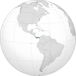 Standort von Panama