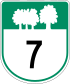 Route 7 Schild