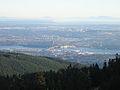 Blick vom Grouse Mountain auf Vancouver