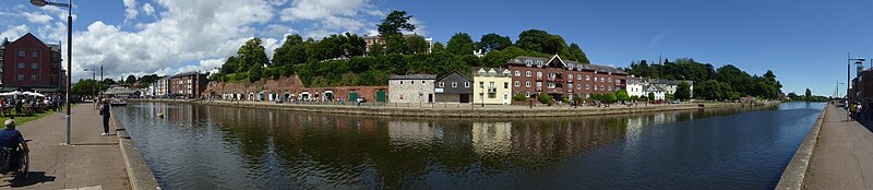 File:Panorama of Exeter Quay - geograph.org.uk - 5032587.jpg