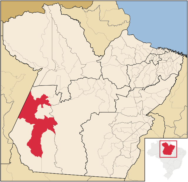 Localização de Itaituba no Pará