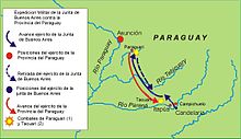 Belgrano's campaign against Paraguay Paraguay campana 05.jpg