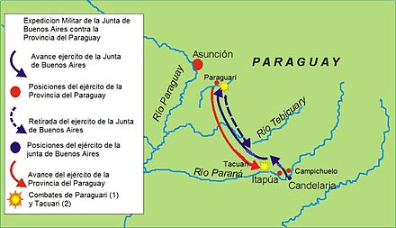 Belgrano's campaign against Paraguay