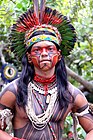Body painting, Indigenous peoples in Brazil, Pataxo tribe.