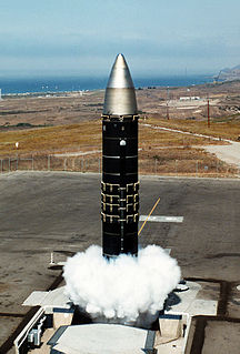 <span class="mw-page-title-main">LGM-118 Peacekeeper</span> Intercontinental ballistic missile