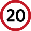 20 kph (10 mph)