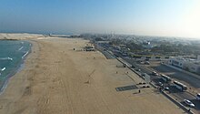 Bebop Drone flight over Dubai beach Photo taken by Bebop Drone over Dubai beach.JPG