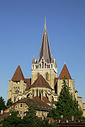 La cathédrale de Lausanne.