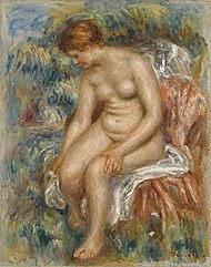 Pierre-Auguste Renoir - Baigneuse assise s'essuyant une jambe.jpg
