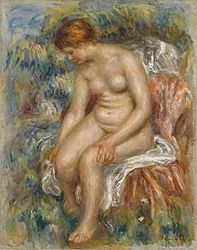 Banhista sentada secando a perna, 1914, Musée de l'Orangerie, Paris
