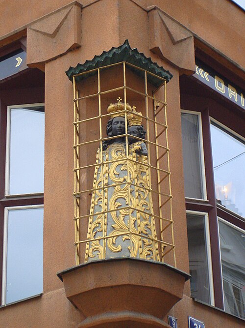 Madonna at House of the Black Madonna, Prague