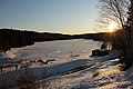 Quais du Lac Crépeau en hiver