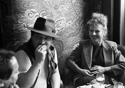 Schygulla with Rainer Werner Fassbinder in 1980
