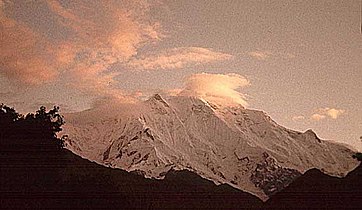 Morning light on Rakaposhi