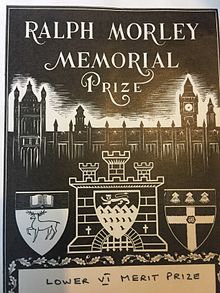 Ralph Morley Memorial Prize. Richard Taunton Perguruan Tinggi. 1978