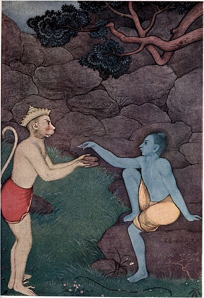 File:Rama sending his signet ring to Sita.jpg