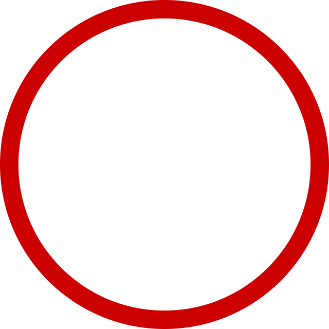 circle outline transparent