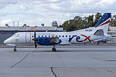 Rex Airlines (VH-ZRI) Saab 340B at Wagga Wagga Airport.jpg