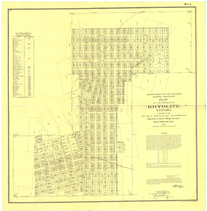 Townsite map, 1908