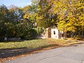 Church ruins and Luther memorial