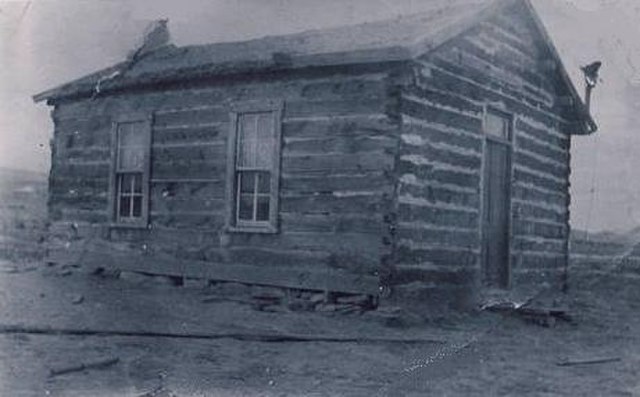 Moore, Utah school house circa 1912.