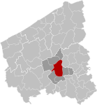 Roeselare West-Flanders Belgium Map.svg