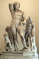 Dionysos och satyr