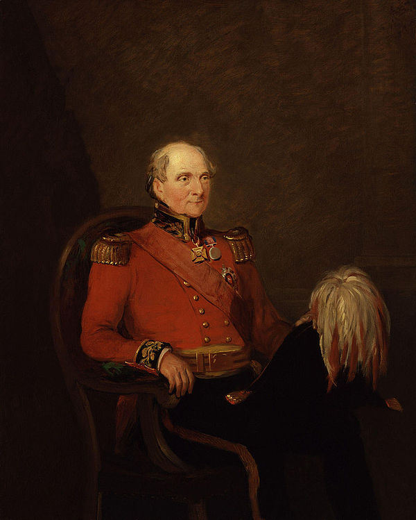 Hill ready for the annual Waterloo anniversary banquet at Apsley House (1836)