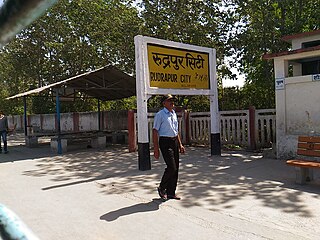 <span class="mw-page-title-main">Rudrapur City railway station</span> Indian railway station