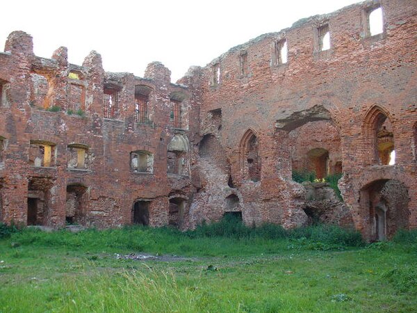 Ruin of a Teutonic fortification in Neman