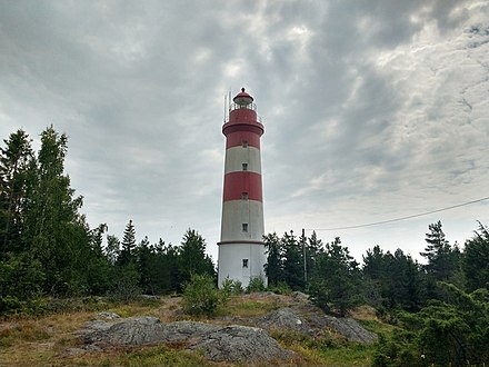 The Sälgrund Lighthouse.