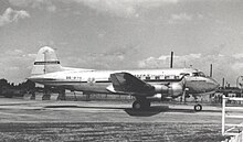 Saab Scandia SE-BSD der SAS auf dem London Heathrow Airport (1953)