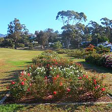 The A.C. Postel Memorial Rose Garden in Mission Historical Park