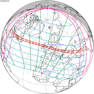 2093年7月23日日食