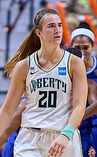 Sabrina Ionescu American professional basketball player