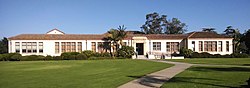 View of Main Building, a designated landmark