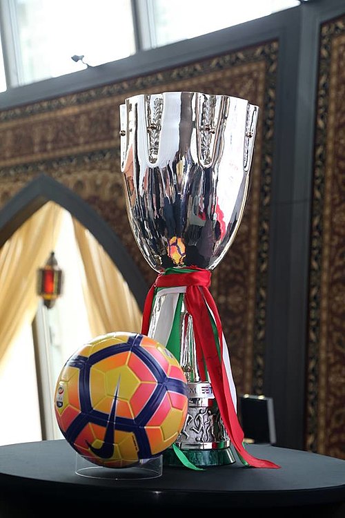 The Supercoppa Italiana won by Milan in 2016.