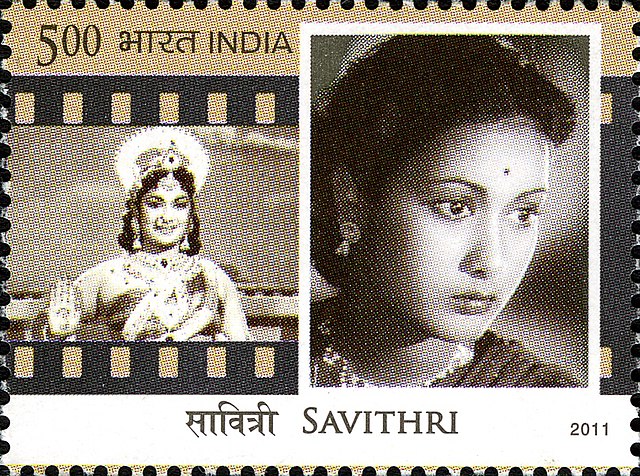 Savitri on a 2011 stamp of India