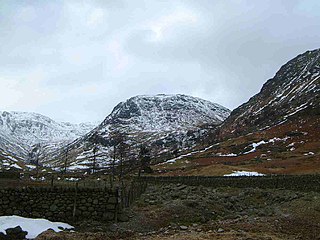 <span class="mw-page-title-main">Seathwaite Fell</span> Fell in the Lake District, Cumbria, England