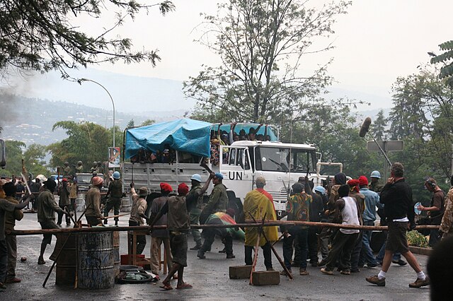 Shake Hands being filmed in Kigali, July 2006
