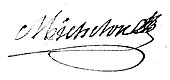 signature de Gilbert-Louis-Grégoire Michelon de Cheuzat