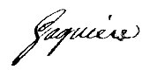 signature de Pierre Gagnière