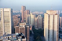 Dying highrises, Connaught place, New Delhi