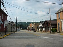 Business district (Peer Street) Smithton Pa 2011.jpg