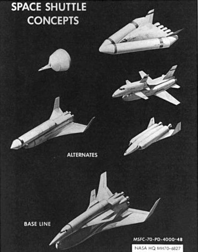 Early U.S. space shuttle concepts