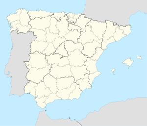 Sevilja na mapi Španije