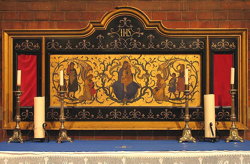 File:St Barnabas, St Barnabas Road, Walthamstow, London E17 - Chapel reredos - geograph.org.uk - 1704561.jpg