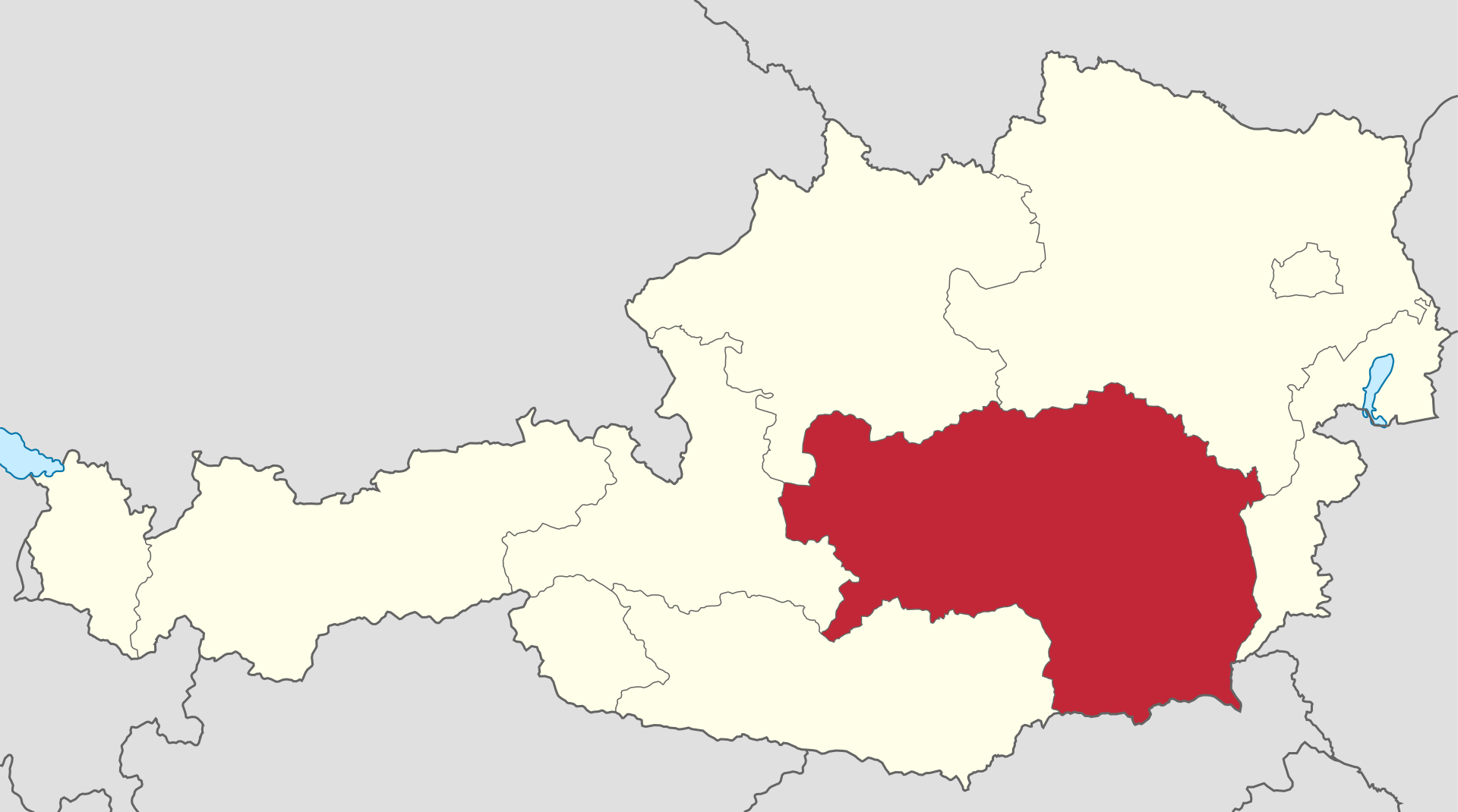 Location of Styria
